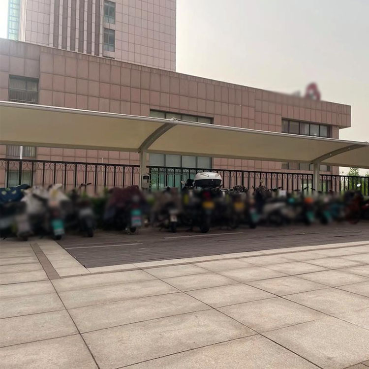 常山县膜结构电动车棚