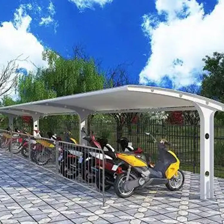 常山县膜结构电动车棚